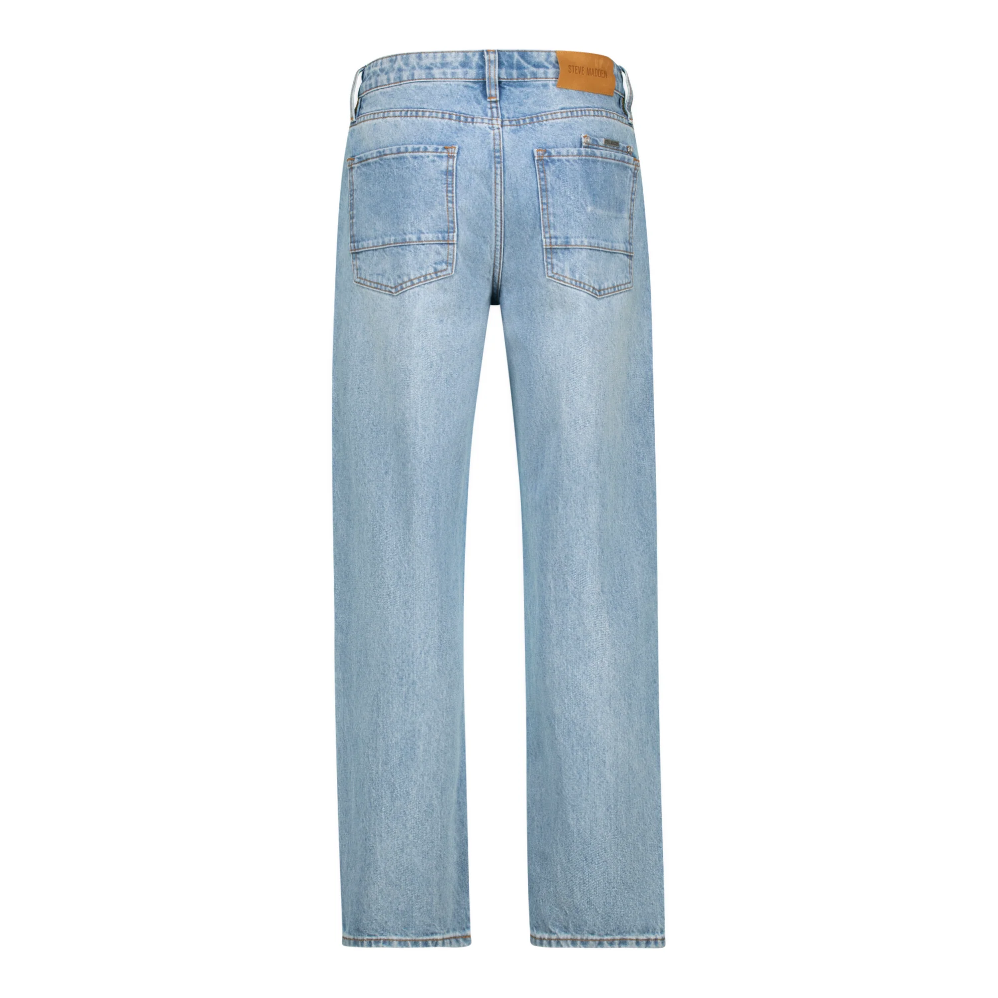 OSCAR MID BLUE STRAIGHT FIT MID WASH JEANS - Image 6